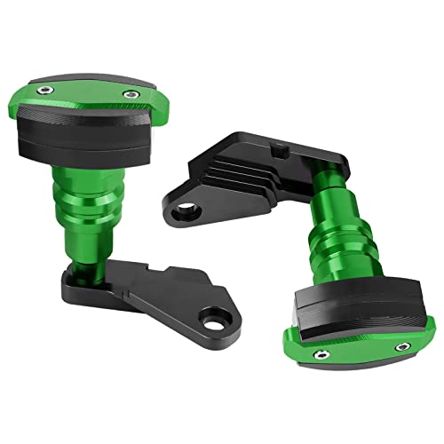 �I�[�g�o�C CNC �t���[���X���C�_�[�N���b�V���p�b�h�����ی�t�F�A�����O�K�[�h�v���e�N�^�[�ɓK������X�Y�L GSXR1000 GSXR 2009-2016(Green)