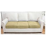 ELYSYSRL Tamaño Más Grande Elástica Funda para Asientos De Sofá, Lavable-Beige-Chaise Longue