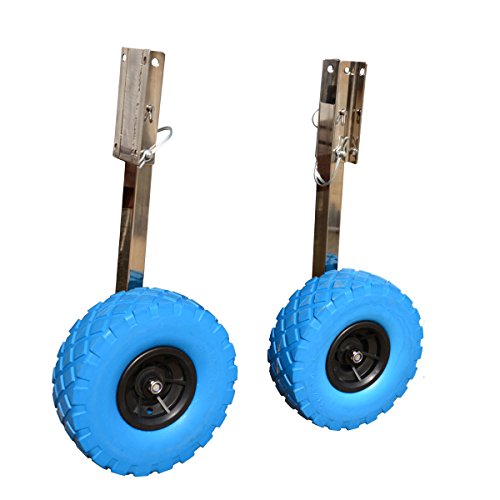 Bris Stainless Steel Boat Transom Launching Wheel Dolly For Inflatable Boat #TOP2