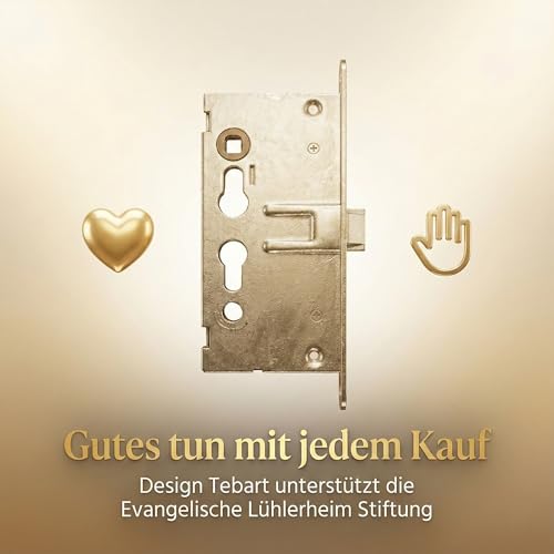 Einsteckschloss für alle gängigen FH-Türen, Stahltürschloss, Türschloss, Entfernung: 72mm // Stulpbreite: 24mm // Dornmaß: 65mm // Vierkantnuss: 9mm Hersteller ISEO überdurchschnittlich hohe Qualität