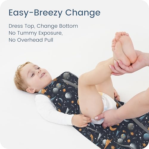 Image of Toddler Sleep Sacks 2T-3T-4T, 0.5 TOG Light Summer Wearable Blankets, Extra Long XL Sleeping Bags, 2 Pack