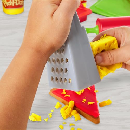Play-Doh Pizza Slice Playset, Play Food Kitchen Toys for Kids, Arts & Crafts for Boys & Girls 3+ (Amazon Exclusive) - image 8