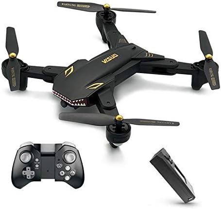 Quadcopter Drone with HD Camera RTF 4 Channel 2.4GHz 6-Gyro with Altitude Hold Function,Headless Mode and One Key Return Home, Color Black (Black)