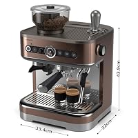 PHILIPS Barista Brew Espressomaschine – Einfacher & doppelter Espresso, Americano-Taste, 280g Bohnenbehälter, intuitive Bedienung, kalibriertes Tampern, Cappuccinosystem (PSA3228/41) – Ansicht 2