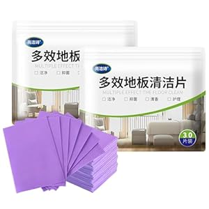 60 Stück Bodenreiniger Blätter, Bodenreiniger Bodepflege, Allzweck Reinigungs-Blätter, Schmutzentfernend, Sauberkeit & Glanz, Reinigungsblätter für Laminat, Fliesen, Holzböden