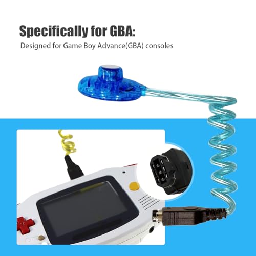 Image of Worm Light for Game Boy Advance - GBA LED Screen Illumination Lamp, Flexible Plug-in Backlight Attachment, No Batteries Required, Random Color Shipped