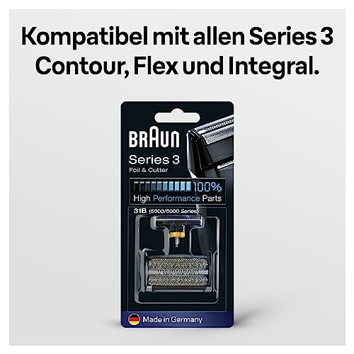 Braun Ersatzscherteil 31 B Schwarz, Kompatibel mit Series 3 Rasierern – Ansicht 2