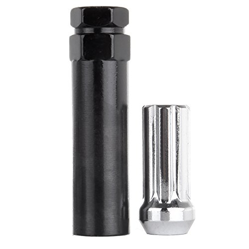 Gdsmotu 32 Bulge 7-Spline Wheel Lug Nuts For 14X1.5 Studs For 1999-2016 For Escalade 2008-2016 For Sequoia Pickpus Trucks 2" Tall #TOP1