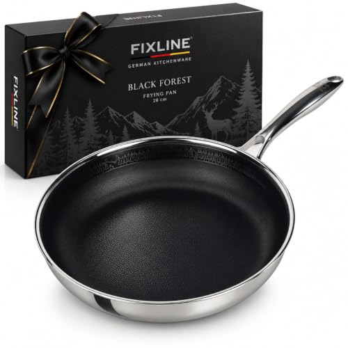 FIXLINE® BLACK FOREST Bratpfanne 28cm - robuste Antihaftbeschichtung - hoher Rand 6… – Ansicht 1