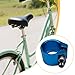 FytStycale 28.6 mm Bicycle Seat Post Clamp Aluminum Alloy Bicycle Saddle Clip Road Bike Seatpost Clamp, Blue