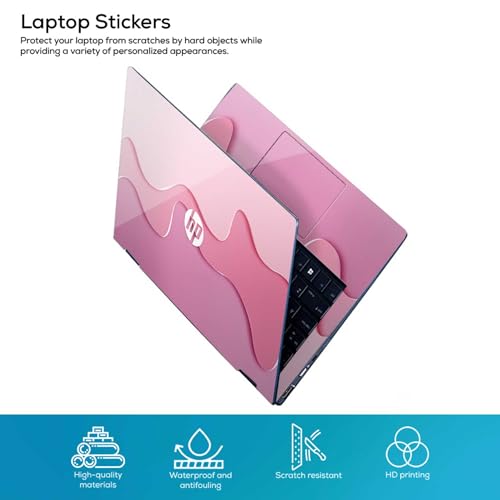 Image of DSGN 130 Full Body Laptop Skin Bubble-Free| Laminated| Removable| HD Quality Sticker for Laptops Upto 15.6 Inches Compatible with Hp