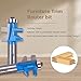 Ogee Rail and Stile Router Bit Set, Newdeli 1/2 Shank Tungsten Cabinet Edged Door Router Bit, Raised Panel Milling Cutter Tools, for Doors, Frames, Cabinets and More