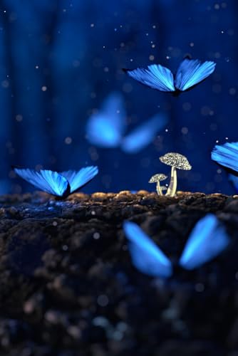 Notizheft: Notizheft: Blauer Morphofalter