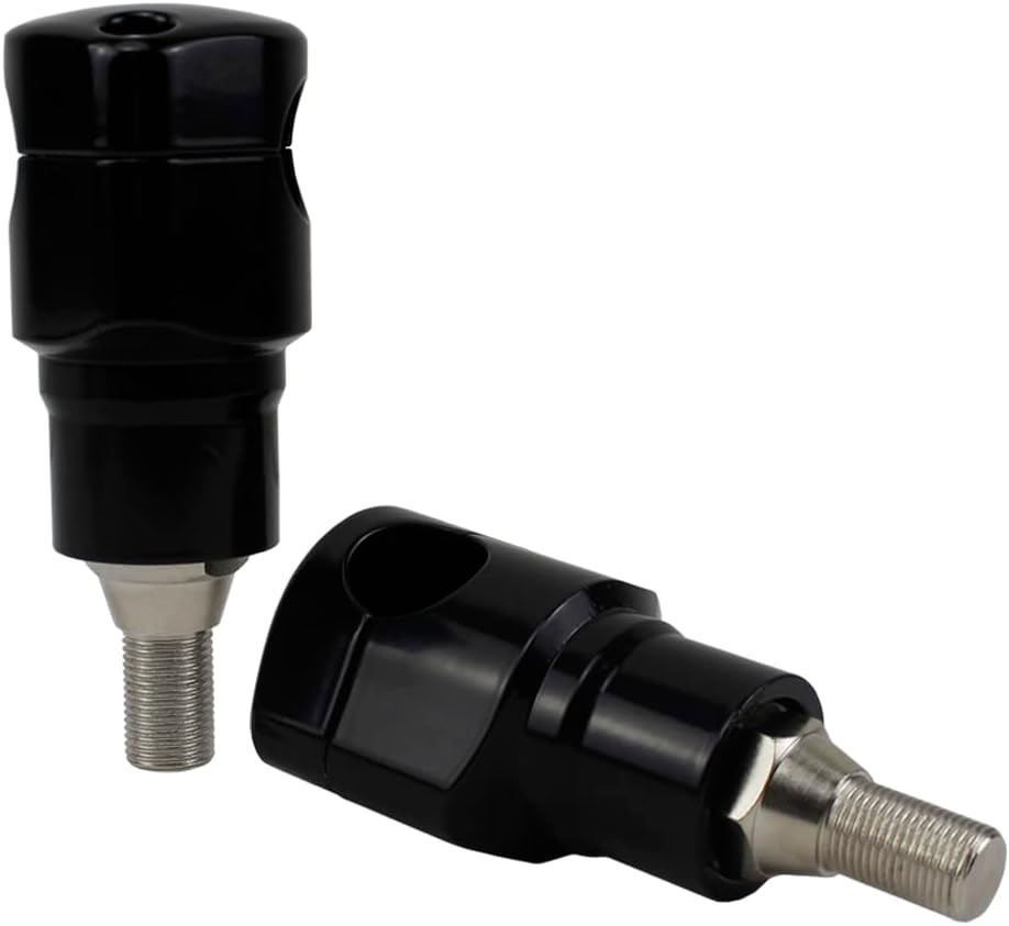 POWER JAMES Black Softail Springer Heritage Springer Cross Bone 3.0 Inch Tall Handlebar Risers Kit for Harley FLSTS FXSTS