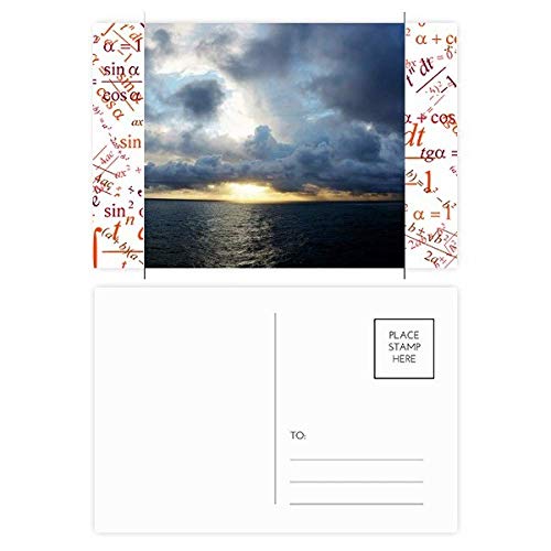 Cartes postales Ocean Dark Science nature multicolore 14x10cm pour correspondre avec style