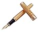 Jinhao Brand New Golden Dragon Red Crystal Eyes Fountain Pen with Push in Style Ink Converter