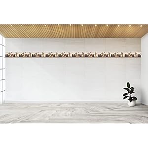 Dundee Deco DDAZBD9188 Peel and Stick Wallpaper Border - Kitchen Maroon Brown Coffee Wall Border Retro Design, 15 ft x 7 in (4.57m x 17.78cm), Self Adhesive Dundee Deco DDAZBD9188 Peel and Stick Wallpaper Border Kitchen Maroon Brown Coffee Wall Border Retro Design 15 ft x 7 in 457m x 1778cm Self Adhesive