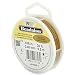 Beadalon 19-Strand Bead Stringing Wire, 0.018-Inch, Satin Gold, 30-Feet