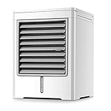 DISEÑO MULTIFUNCIONAL 3 EN 1: FRÍO, PURIFICACIÓN Y HUMIDIFICACIÓN. Fresco y humidificado para obtener un mejor aire, el diseño de enfriamiento lo mantiene alejado del verano caluroso y disfruta del verano fresco.