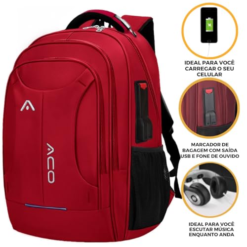 Mochila Bolsa Masculina Feminina Notebook Reforçada Anti Furto Semi Impermeável Escolar Faculdade Tr