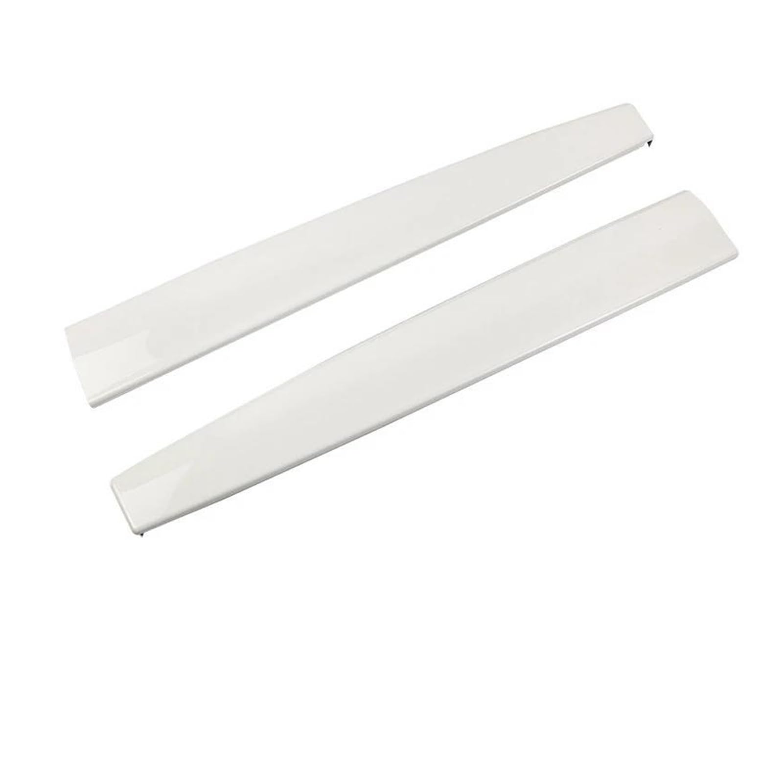 Car Interior for Tesla for Model Y 2021 2022 Interior Accessories ABS Carbon Fiber Dash Decor Sticker Door Trim Dashboard Panel Cover(2p Glossy White)