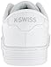 K-Swiss Kid's Classic Pro Sneaker, White/White, 1 M
