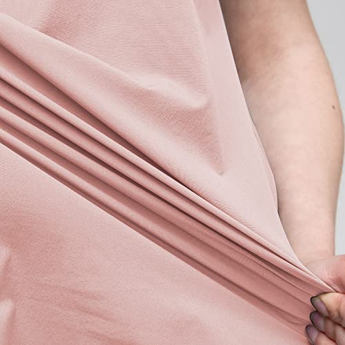 niaahinn Scrub Sets for Women V-Neck Top Two Pocket & Jogger Pants Medical Uniform Ultra Soft for Doctor & Nurse (Pink,XL,X-Large)