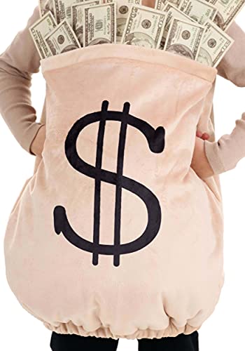 Disfraz de bolsa de dinero para niños miniatura 5