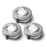 SH50 Replacement Blades ，Compatible For Philips， Series 5000 Shaver,Not Compatible With 5000 Series Pentagonal Case Models(3pc-SH50)