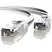 Produktbild Mr. Tronic 20m Ethernet Netzwerk Netzwerkkabel Flach | Patchkabel | CAT6, AWG24, CCA, UTP, RJ45 (20 Meter, Weiß)