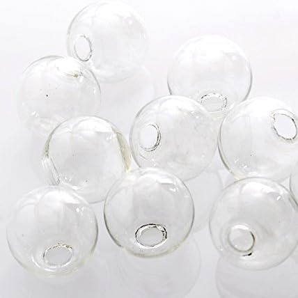 Amazon Co Jp ガラスドームパーツ サイズ 18mm 8個 ガラスドームピアス ガラスドームハンドメイド ガラスドームレジン ガラスボール 硝子 レジン 型 Uvレジン 向け パウダートレーディング 産業 研究開発用品