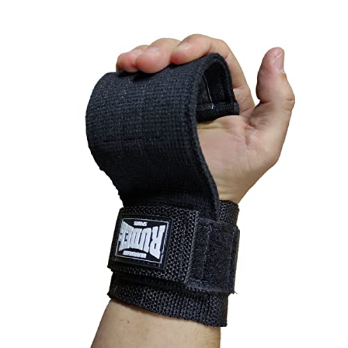 Halter Straps Rudel H-80 Advanced Tala Larga Musculação (Preto)