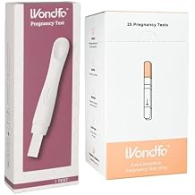 Wondfo Early Result Pregnancy Test Strips [25 Packs] - Pregnancy Test -Easy to Use at Home HCG UrineTest[1 Pack]