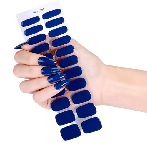 1Set Gel Nails Stickers Not Require Light Curing Easy At Home Application Long Time Shining Comfort for Busy Women Flexible Nail