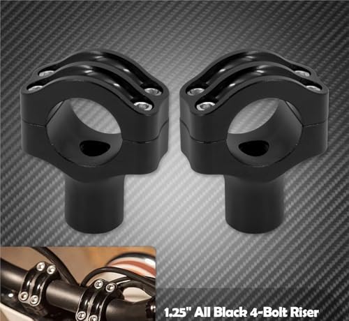 Kit rehausseur de guidon 1.25" ajustement de position pour Touring Softail - 2