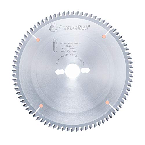 Amana Tool - MSB1296-30 Carbide Tipped Double-Face Melamine 12" Dia x 96T H-ATB, -2 De
