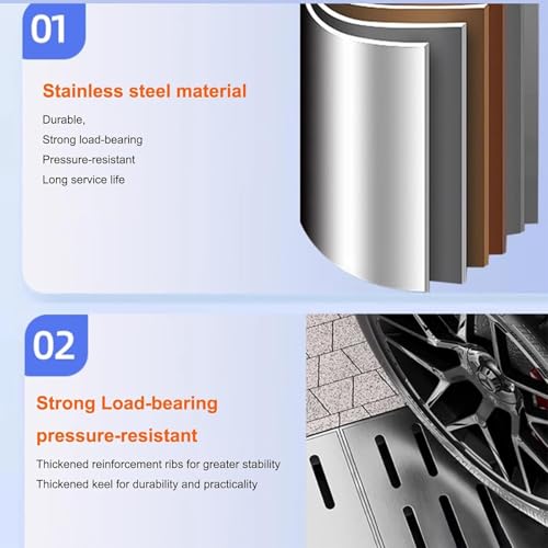 Solution de drainage durable contre l'eau stagnante grille de sol inox - 3