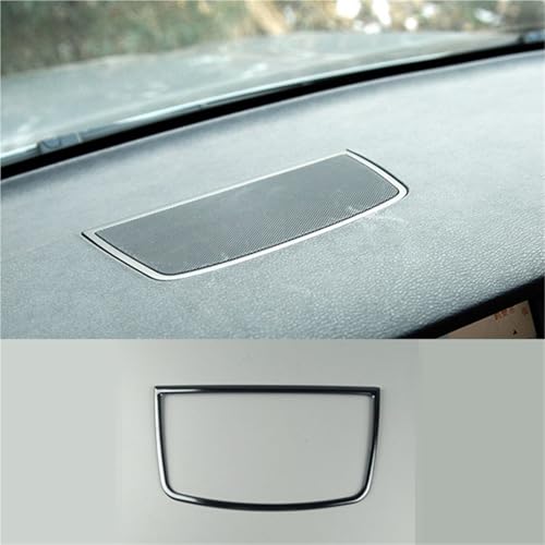 Marco altavoz audio salpicadero BMW X6 E71 y X5 E70 2008-2014, cubierta decorativa 2