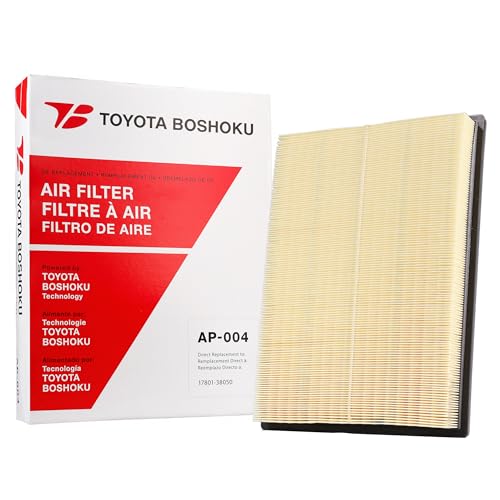 Toyota Boshoku (TB) Engine Air Filter Engineered as Direct Replacement of 17801-38050 Fits 2010-2024 Toyota 4Runner 4.0L GAS; 2010-2023 Lexus GX460 4.6L GAS; 2010-2014 Toyota FJ Cruiser 4.0L GAS