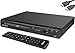 Home DVD Player for TV, HDMI Output Full HD 1080p Upscaling, USB Port, Supports Multi Region Code Free DVDs, Free 5-Feet HDMI Cable, Progressive-scan Technology, Premium Metal Case, Remote Control