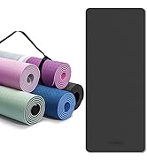CAMBIVO Extra Thick Yoga Mat for Women Men Kids, Professional TPE Yoga Mats, Workout Mat with Car...