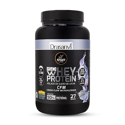 SPORT LIVE Whey protein isolate NEUTRA | Aislado de proteína en polvo | Proteinas whey isolada de suero de leche | Proteinas que ayudan a aumentar tu masa muscular | 800 GR |Drasanvi