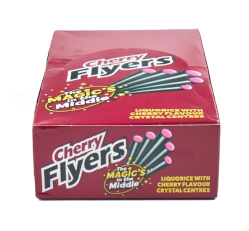 Flyers - Giant Cherry Liquorice Sticks 40 Count Carton