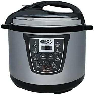 قدر ضغط كهربائي EDISON ELECTRIC سعة 10 لتر 1600 وا...