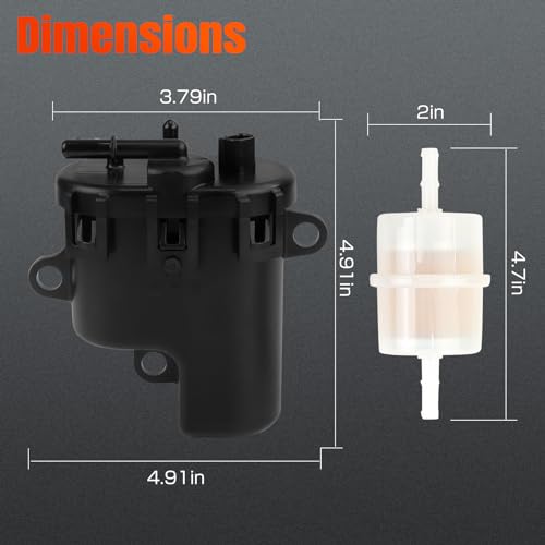 Donpida Fuel Pump Module with Filter Kit Compatible with Kohler ECH ECV ECH630 ECH650 ECH680 ECH730 ECH740 ECH749 ECV650 ECV680 Engines Replaces 2539316-S 2539309-S 2539310-S 2539311-S 2539314-S