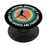 Photo Gallery fencing sport funny fencer slogan popsockets popgrip intercambiabile Photo Gallery fencing sport funny fencer slogan popsockets popgrip intercambiabile