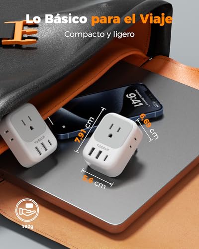 Adaptador enchufe europeo 20 Imagen adicional