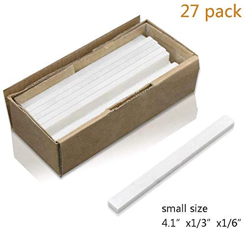 HOMEE Natural Flat White Soapstone Mineral Thin Bulk Marker for Welders Textile Marking Tools, 27 Refills 100x10x5mm for Each Perfect for Making Removable Markings on Steel Cast Iron Fabric - Thumbnail 5
