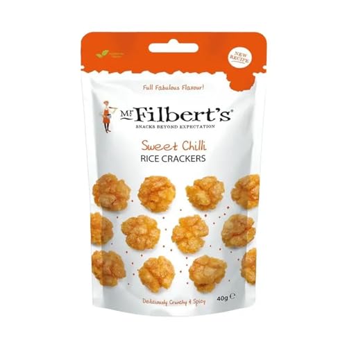 Sweet Chilli Rice Crackers 40G | Korean Inspired | Asian Savonis | Deliciously Crunchy