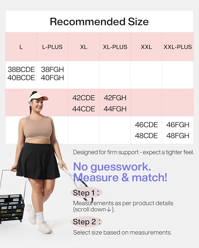 Image of Plus Size Sports Bras Medium-High Support Adjustable Racerback High Neck Wireless Everyday Workout Running Bra for Women